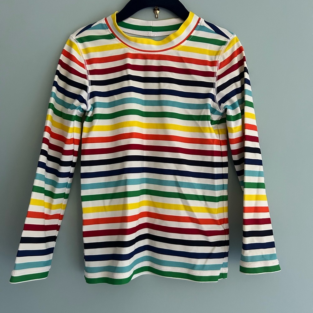 Primary Multicolor Striped Rashguard - Picture 1 of 3